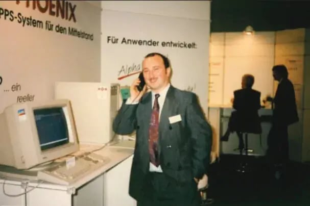 1994 CeBit: H.-U. Schramm in Aktion