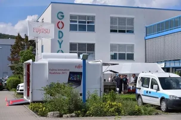 2015: Hausmesse 25 Jahre GODYO - Fujitsu-Truck